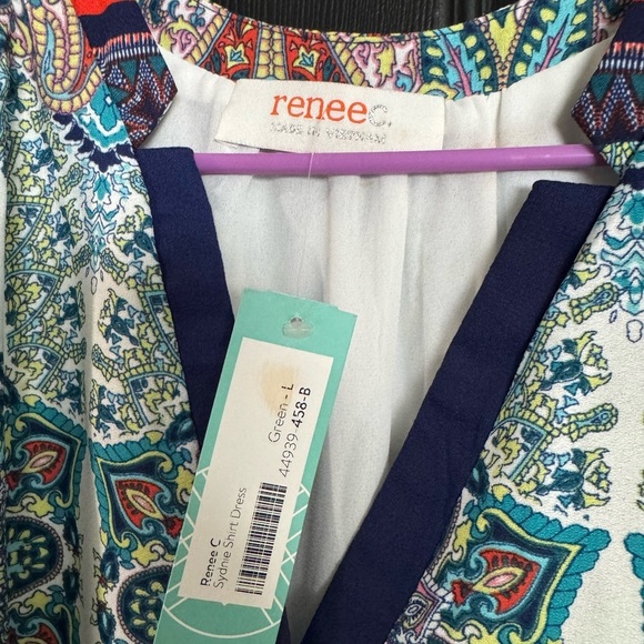 Multicolor Bohemian Print Dress - Picture 2 of 4